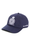 Sporty And Rich Sporty & Rich Royal Club Embroidered Baseball Cap In Blue