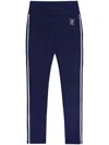 Sporty And Rich Runner Box Leggings In Blue