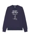 SPORTY AND RICH RUNNING MAN CREWNECK