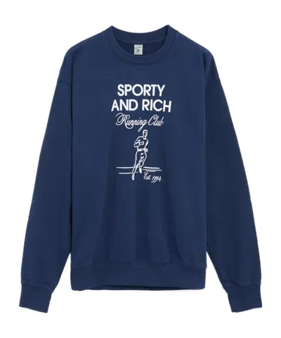 Sporty And Rich Running Man Crewneck Sweatshirt