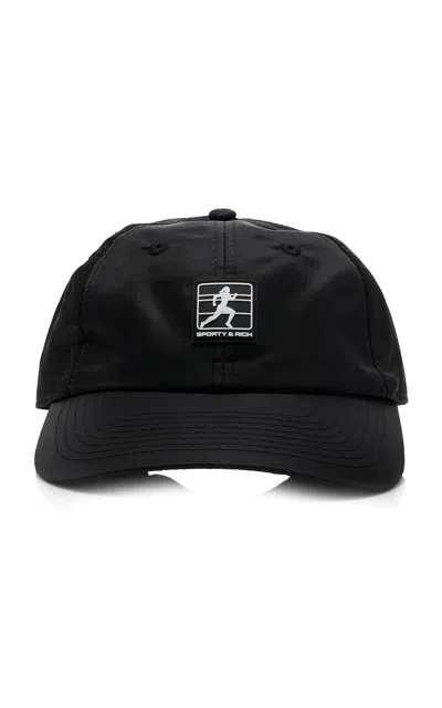 Sporty And Rich Running Woman Nylon Hat In Black