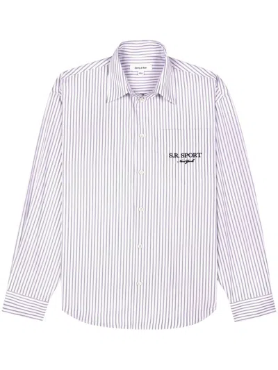 Sporty And Rich S. R. Sport Shirt In White