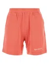 Sporty And Rich Sporty  Rich Logo-embroidered Elasticated Waistband Shorts In Pink