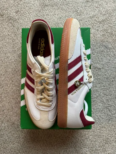 Pre-owned Sporty And Rich Sporty & Rich Sambas Shoes In White