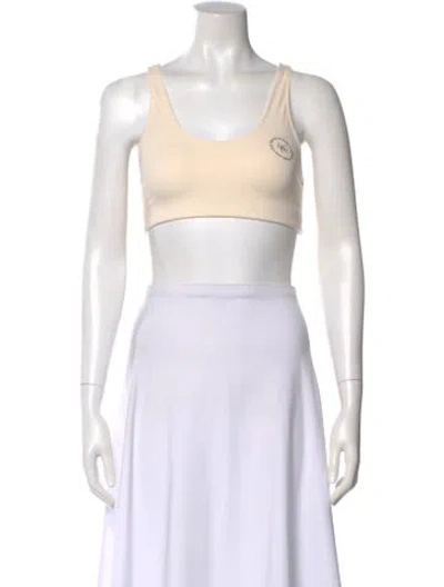 Pre-owned Sporty And Rich Scoop Neck Sleeveless Sports Bra In Multi