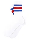 Sporty And Rich Serif Logo Socks