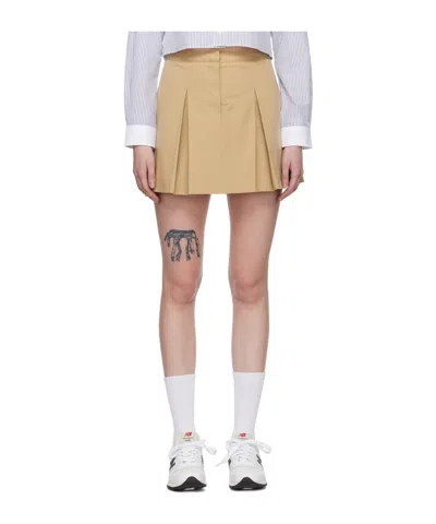 Sporty And Rich Seri Skirt In Nude