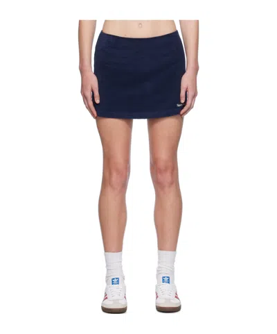 Sporty And Rich Serif Logo Skirt In Multicolor