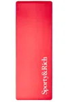 SPORTY AND RICH SERIF LOGO YOGA MAT