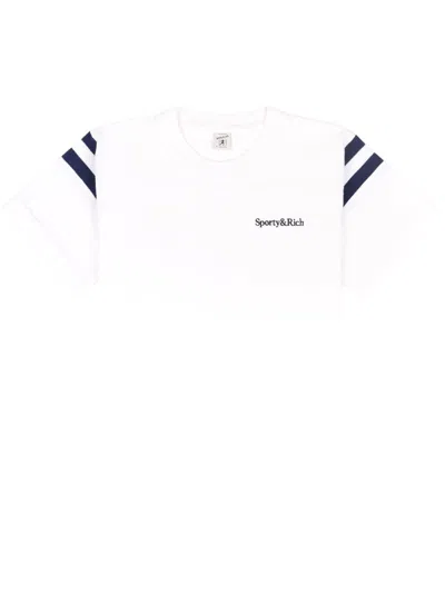 Sporty And Rich Serif T-shirt In White