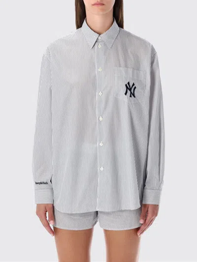 SPORTY AND RICH SHIRT SPORTY & RICH WOMAN COLOR STRIPED,H51965051