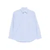 Sporty And Rich Striped Embroidered Shirt In Multi