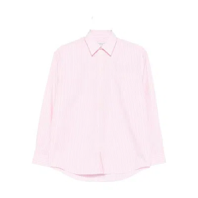 Sporty And Rich Pinstripe Shirt In Pink