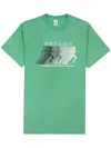 Sporty And Rich Graphic-print Cotton-jersey T-shirt In Grün