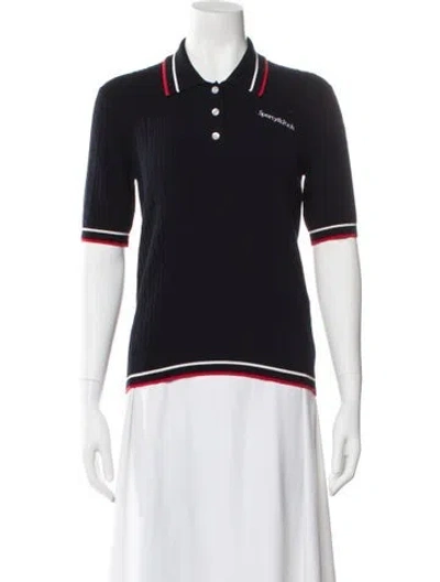 Pre-owned Sporty And Rich Short Sleeve Polo W/ Tags In Multi