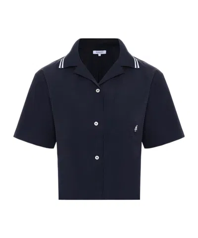 Sporty And Rich Short Sleeve Shirt In Blue