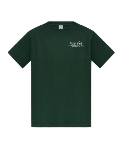 Sporty And Rich Short-sleeved T-shirt In Green