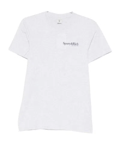Sporty And Rich Short-sleeved T-shirt In White