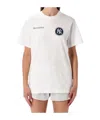 Sporty And Rich Yankees Graphic Print Short Sleeve Top In White