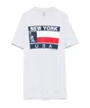 Sporty And Rich Liberty-print T-shirt In White