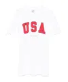 Sporty And Rich Usa-print T-shirt In White