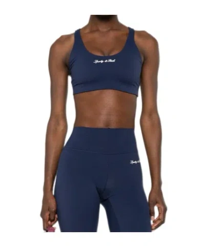 Sporty And Rich Short Sports Vest In Black