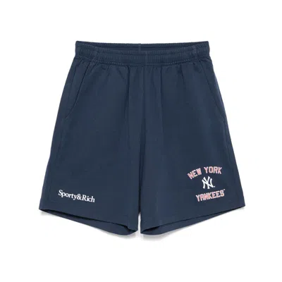 Sporty And Rich Sporty & Rich Shorts In Blue