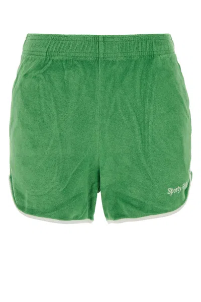 Sporty And Rich Sporty & Rich Shorts In Green