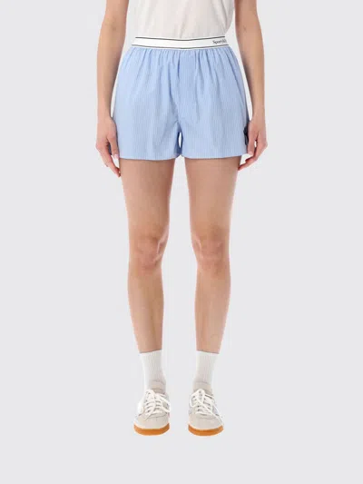 Sporty And Rich Shorts Sporty & Rich Woman Color Blue