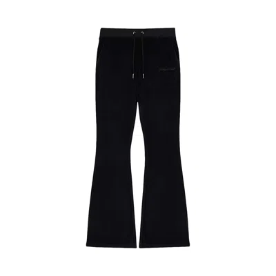 Pre-owned Sporty And Rich Sporty & Rich Signature Logo Krystal Sweatpants 'black/crystal' | Women's Size S