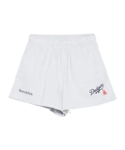 Sporty And Rich Simple And Comfortable Shorts In White