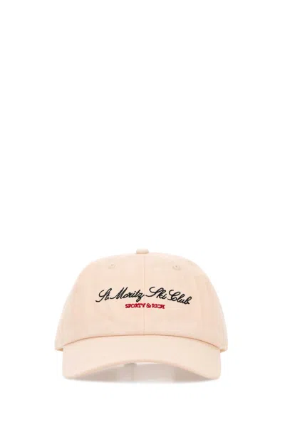 Sporty And Rich Sporty & Rich Ski Club Hat In Pink