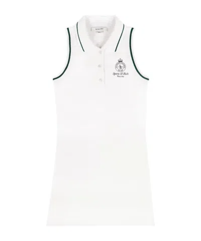 Sporty And Rich Sleeveless Mini Dress In White