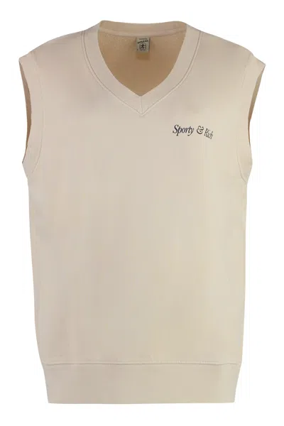 Sporty And Rich Sporty & Rich Woman Sweatshirt Beige Size L Cotton