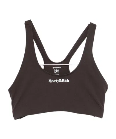 Sporty And Rich Sleeveless Vest In Black
