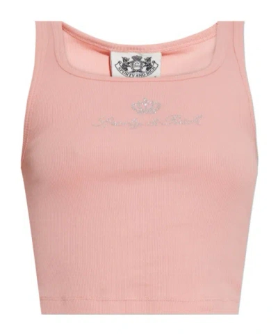 Sporty And Rich Sleeveless Vest In Pink