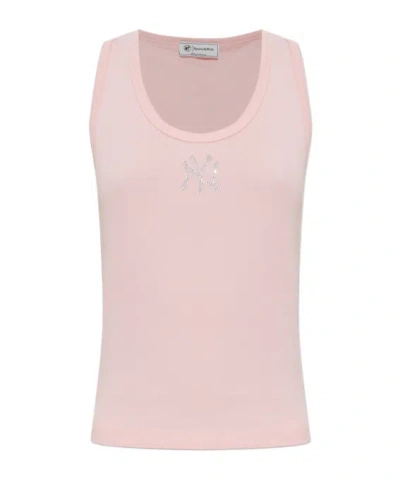Sporty And Rich Sleeveless Vest In Pink