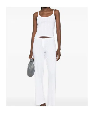 Sporty And Rich Sleeveless Vest In White