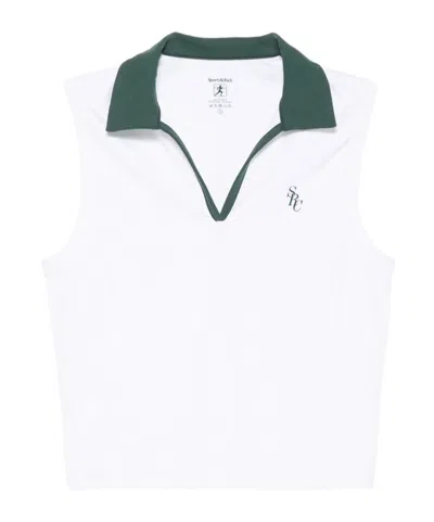 Sporty And Rich Sleeveless Vest In White