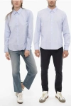 SPORTY AND RICH SOLID COLOR POPLIN COTTON CHARLIE UNISEX SHIRT