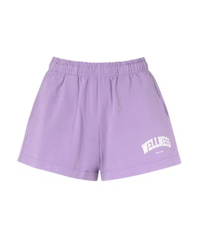 Sporty And Rich Sports Shorts In Purple