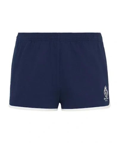 Sporty And Rich Sports Shorts With Elastic Waistband In Blue