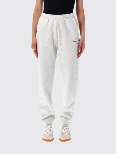 Sporty And Rich Sporty & Rich Pants Woman Color Grey In Gray