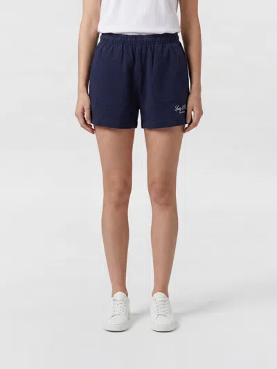 Sporty And Rich Sporty & Rich Shorts Woman Color Navy In Blue
