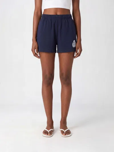 Sporty And Rich Sporty &amp; Rich Shorts Woman Sporty & Rich In Blue