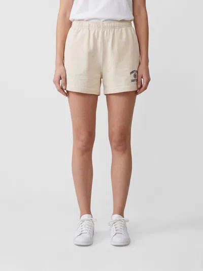 Sporty And Rich Sporty & Rich Shorts Woman Color Ecru In Neutral