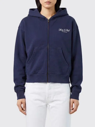 Sporty And Rich Sporty &amp; Rich Sweatshirt Woman Sporty & Rich In Blue