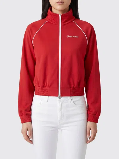 Sporty And Rich Sporty &amp; Rich Sweatshirt Woman Sporty & Rich In Red