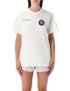 Sporty And Rich Yankees Graphic Print Short Sleeve Top In White