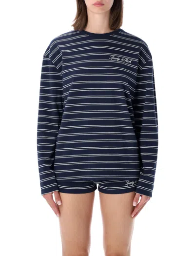 Sporty And Rich Sporty & Rich Sporty Chic T-shirt In Black